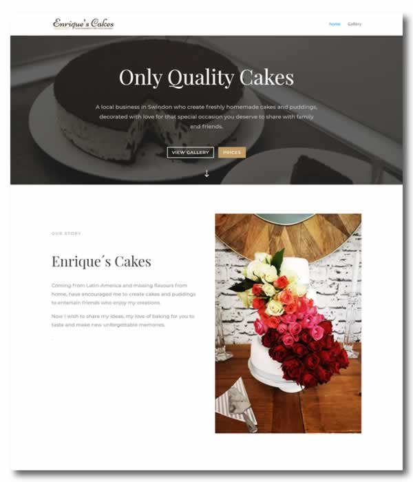 create freshly homemade cakes and puddings