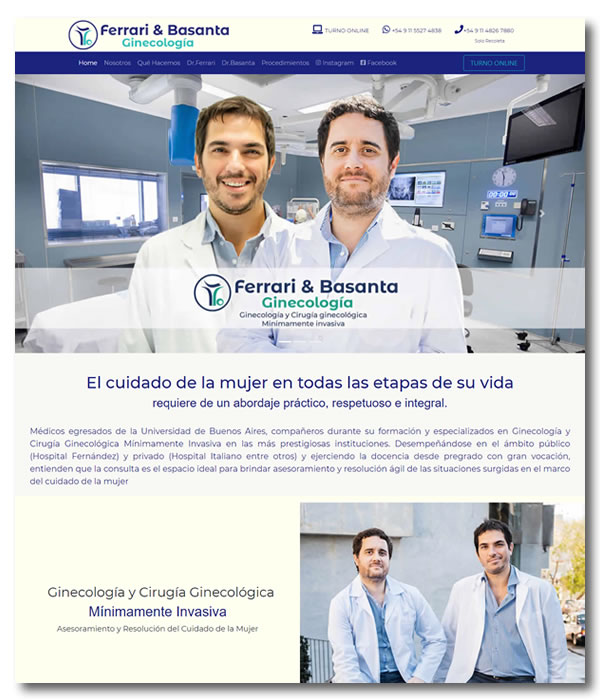 Dr Nicolás Ferrari y Dr. Nicolás Basanta
