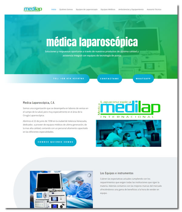 Médica laparoscópica