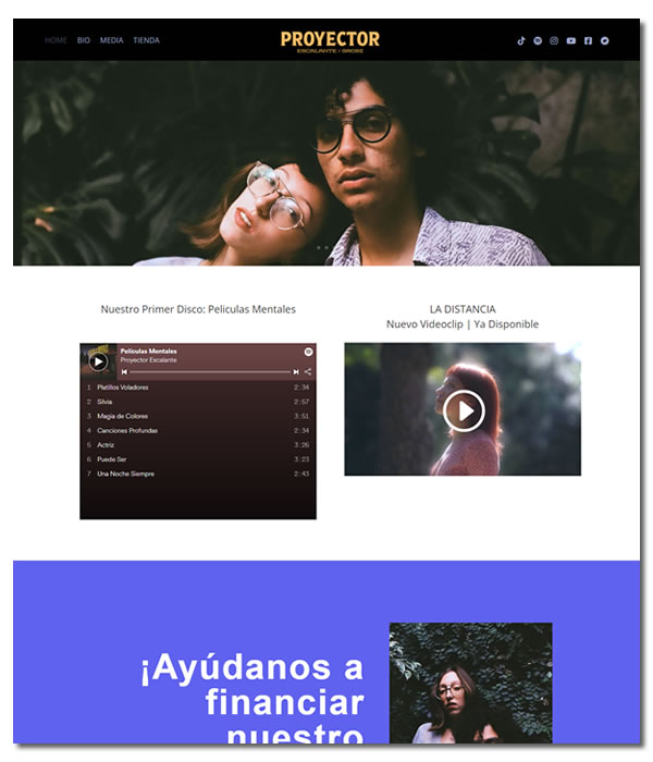 Proyector Escalante